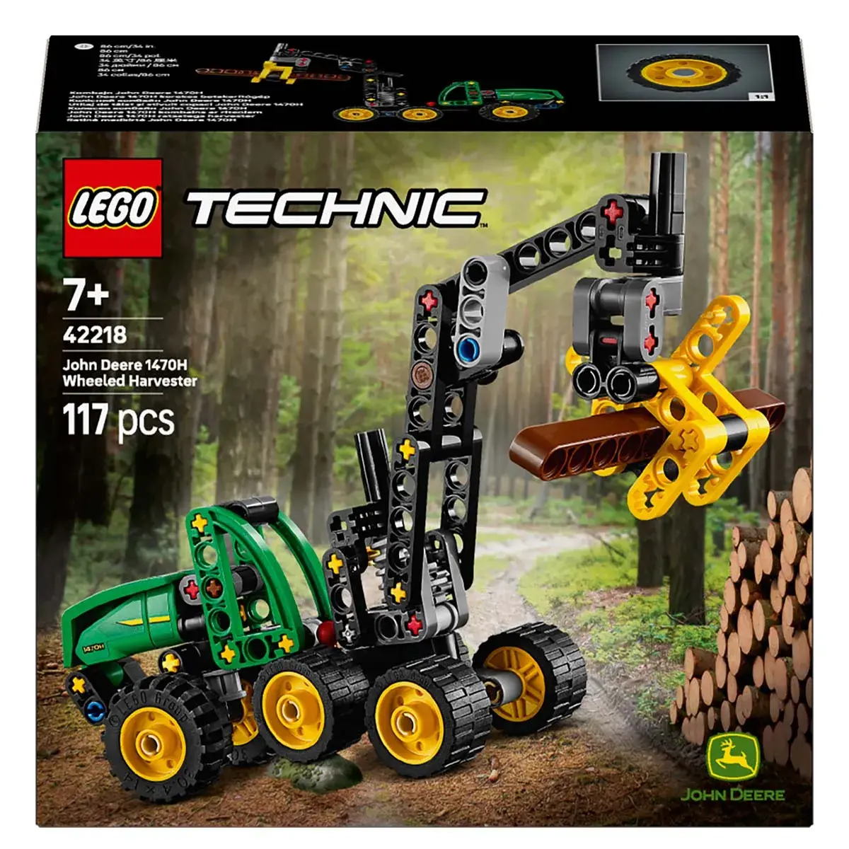 LEGO Technic Колісний комбайн John Deere 1470H 42218