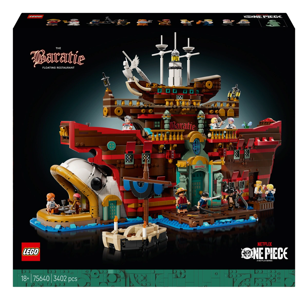 LEGO ONE PIECE Плавучий ресторан «Бараті» 75640
