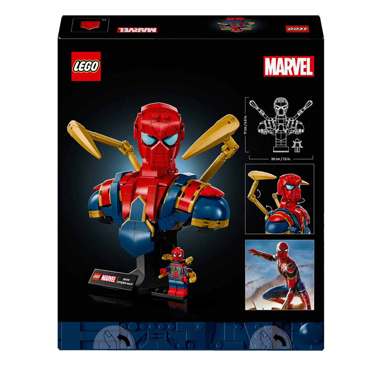 LEGO Super Heroes Погруддя Залізної Людини-Павука 76326 — фото 8