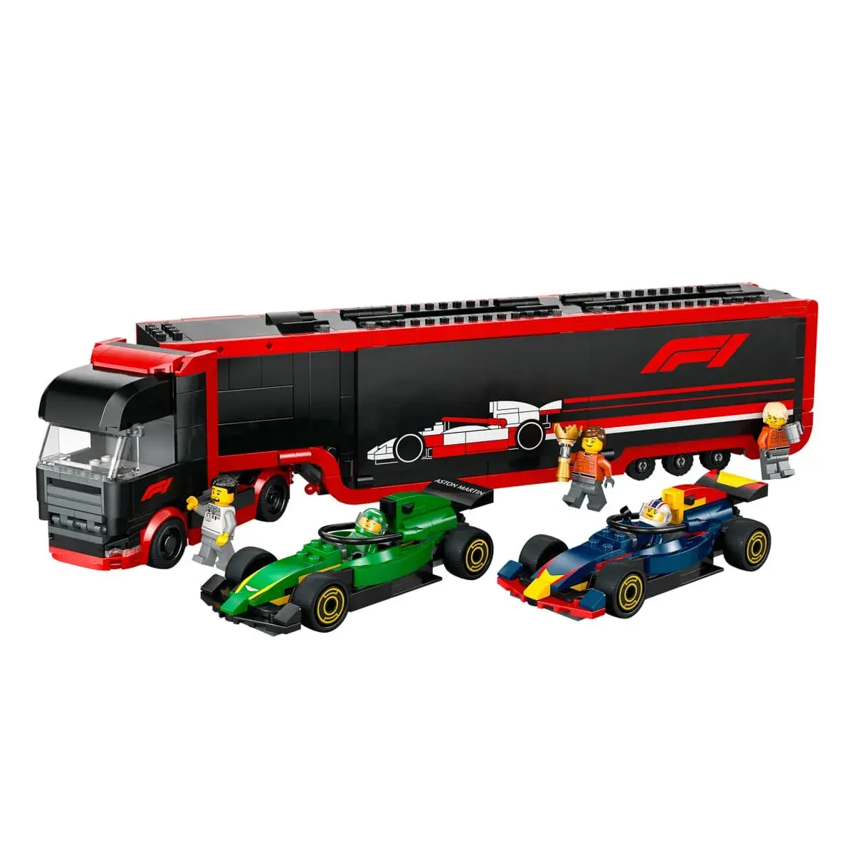 LEGO City Вантажівка F1 з автомобілями RB20 та AMR24 60445 — фото 8