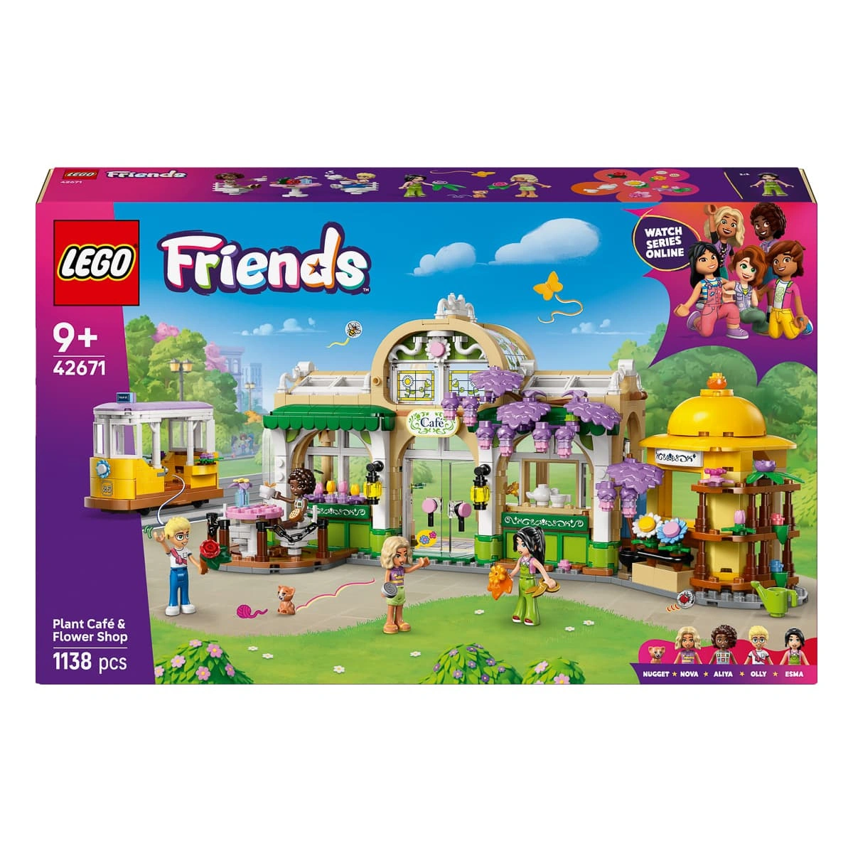 LEGO Friends Кавʼярня з рослинами і квіткова крамниця 42671
