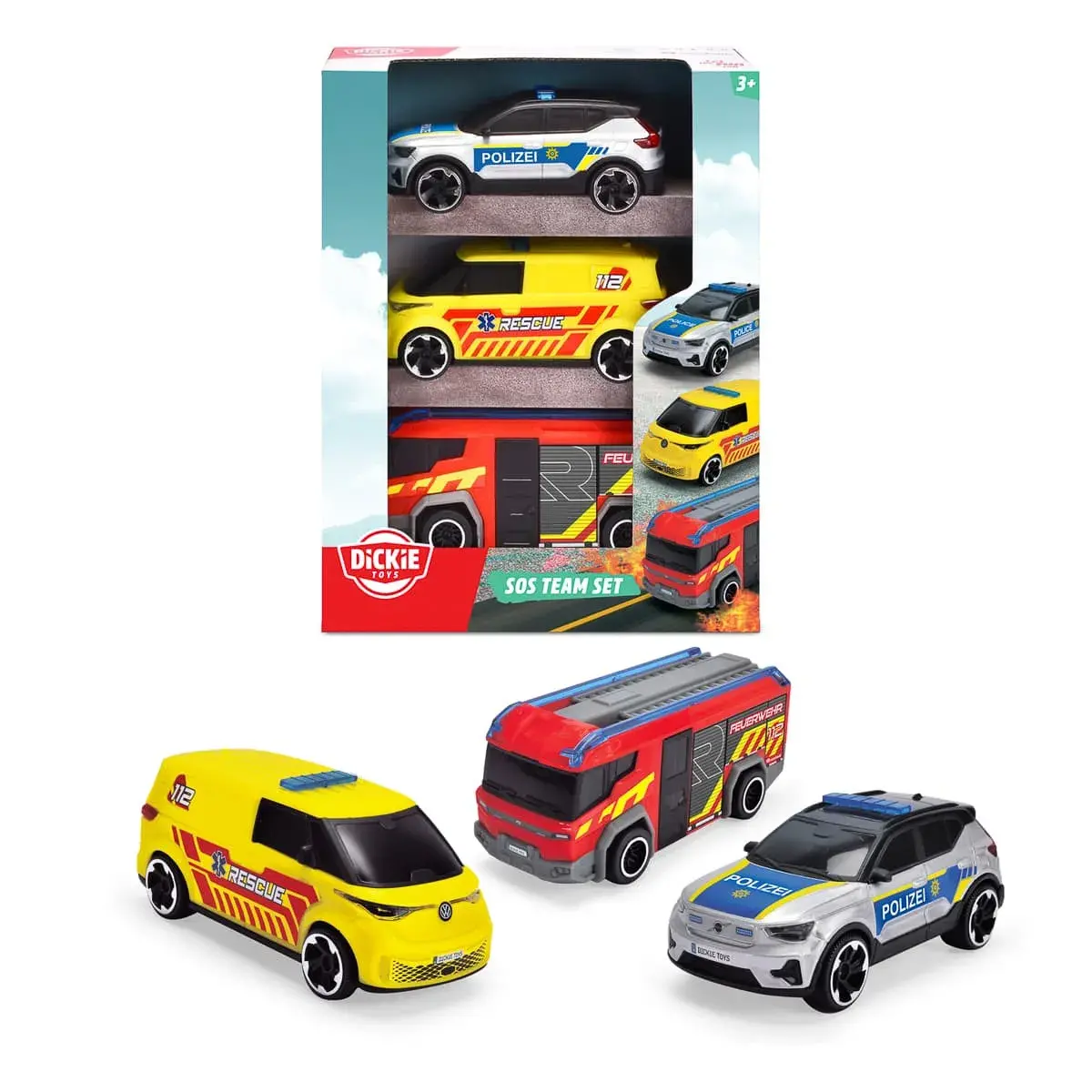 Набір Dickie Toys Команда SOS, 3712028