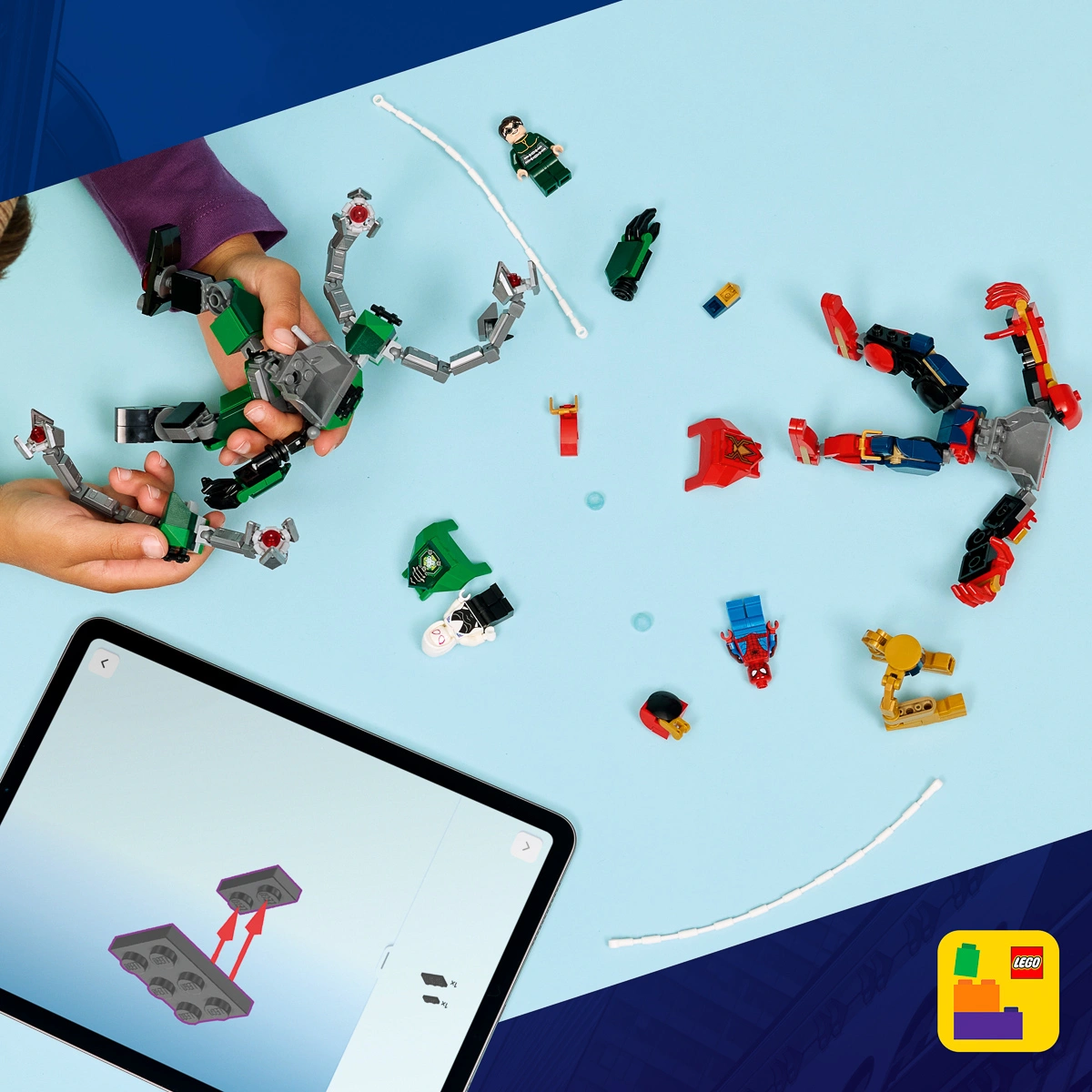 LEGO Super Heroes MarvelБитва роботів: Людина-павук vs. Доктор Восьминог 76338 — фото 6