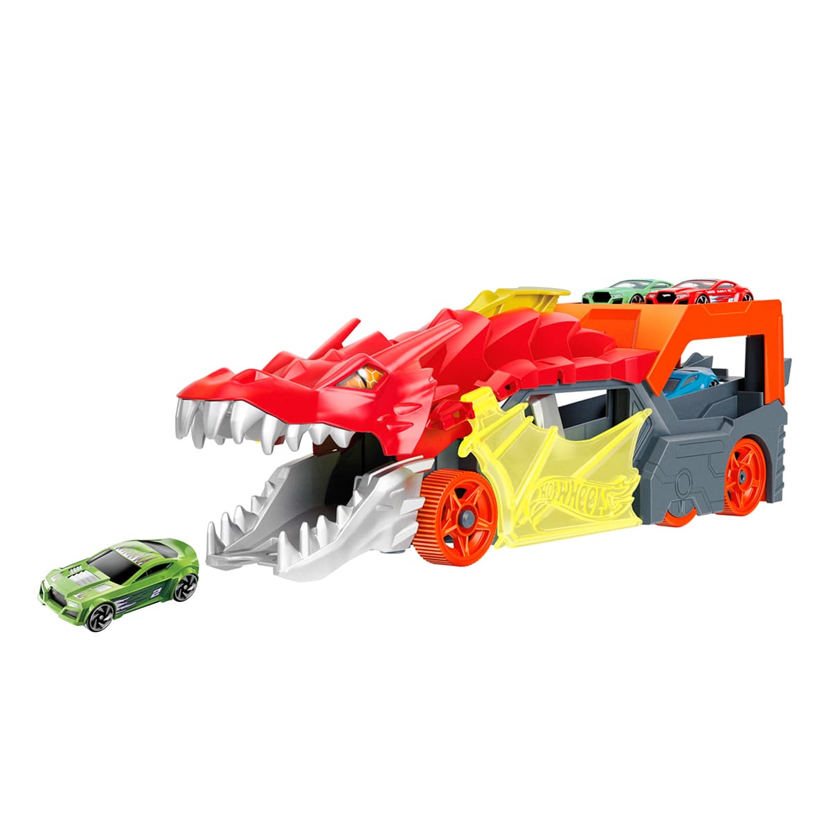 Вантажівка-транспортер Hot Wheels Паща дракона, GTK42