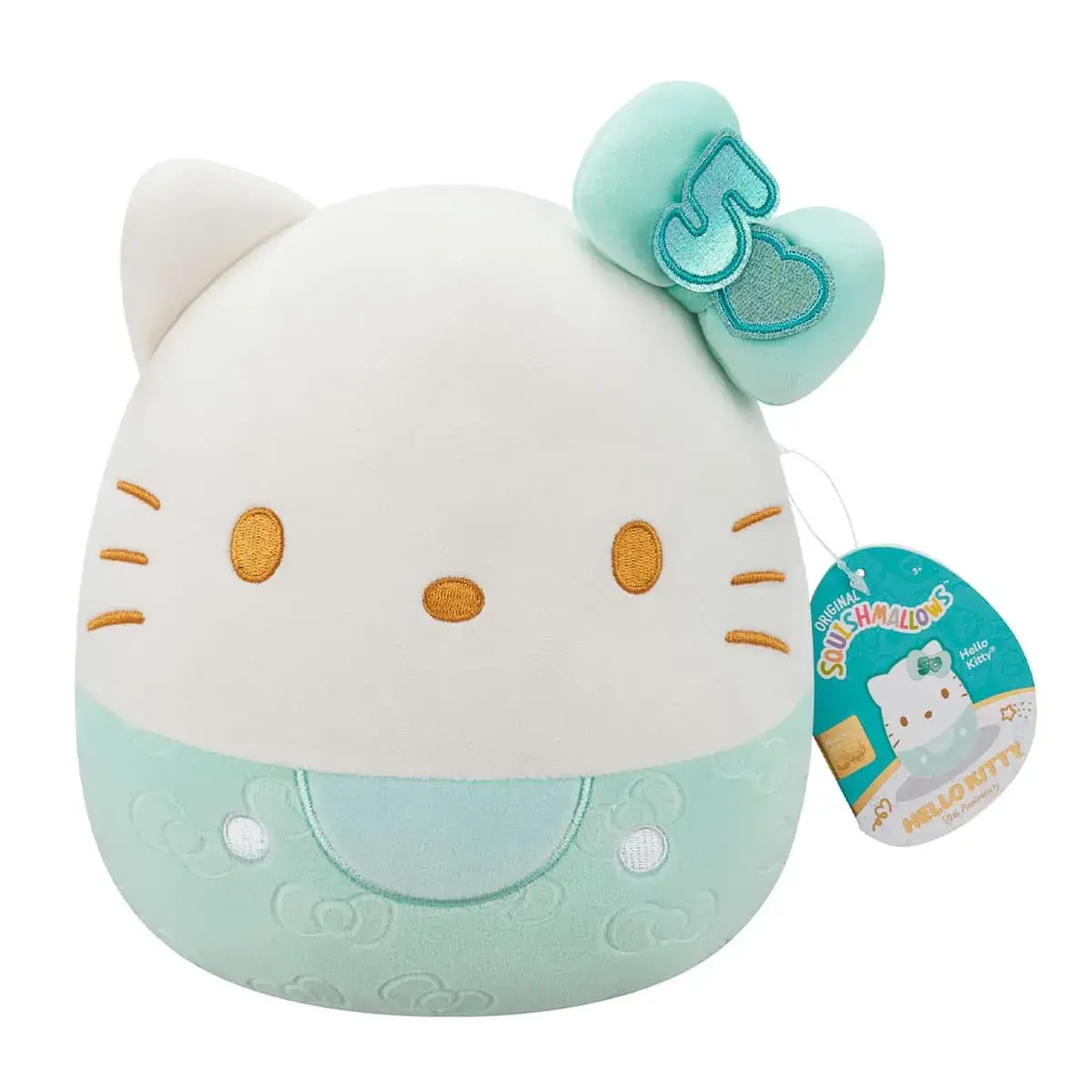 М'яка іграшка Squishmallows Хелоу Кітті в смарагдовому 20 см, SQSN00498 — фото 2