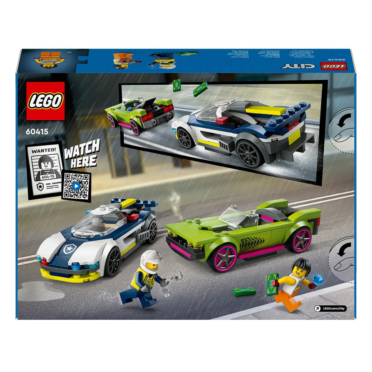 LEGO City Переслідування маслкара на поліцейському автомобілі 60415 — фото 8