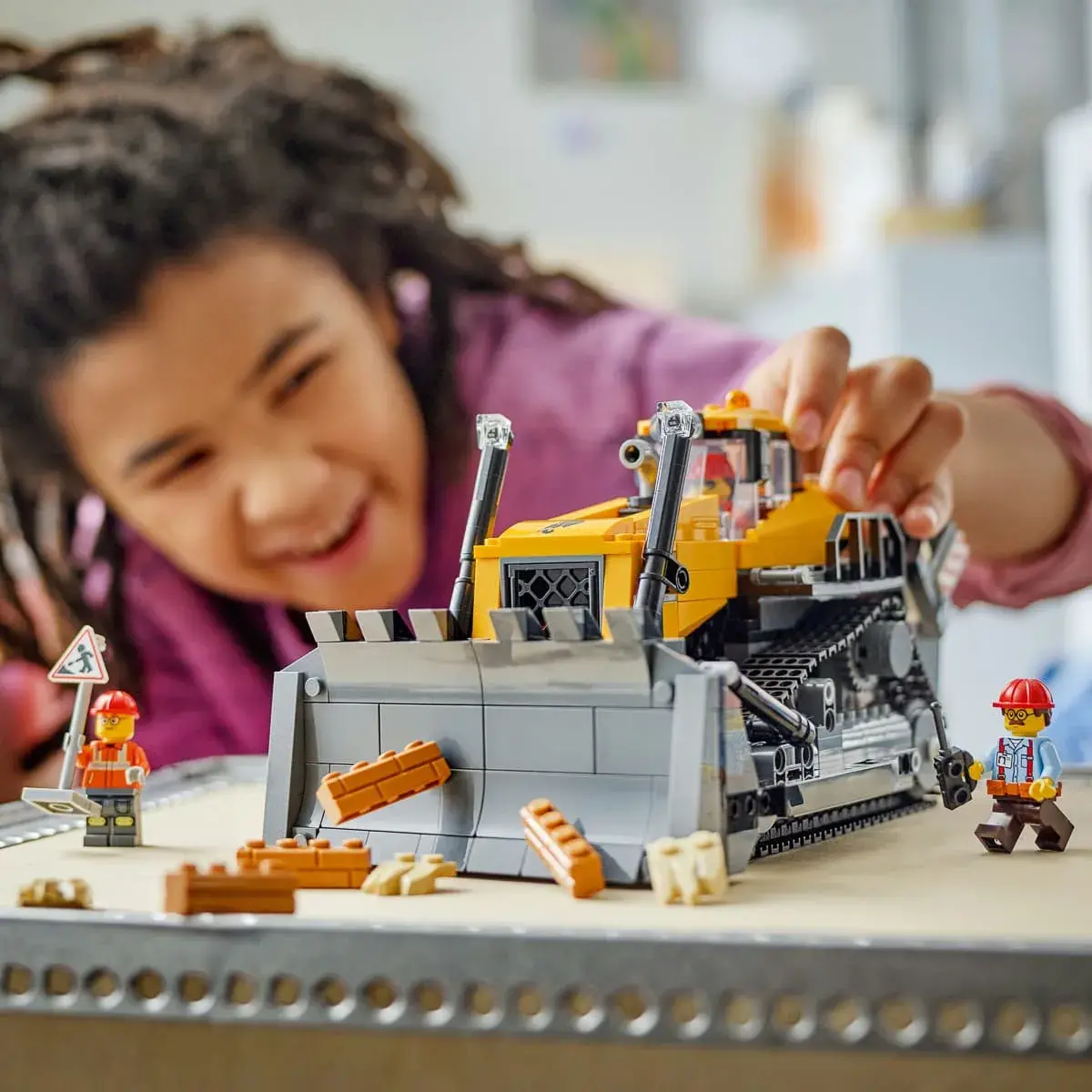 LEGO City Жовтий бульдозер 60466 — фото 2