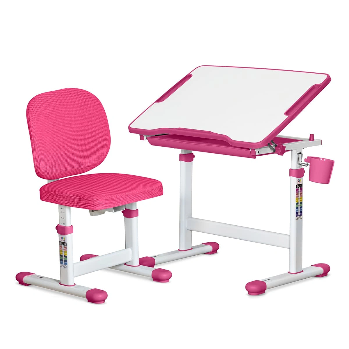 Комплект Evo-kids Стіл Стілець Evo-06 Plus Pink
