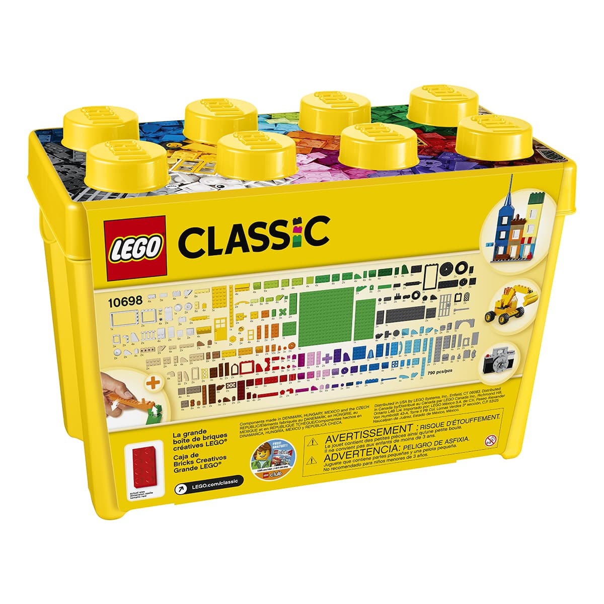 LEGO Classic Коробка кубиків LEGO® для творчого конструювання, великого розміру 10698 — фото 8