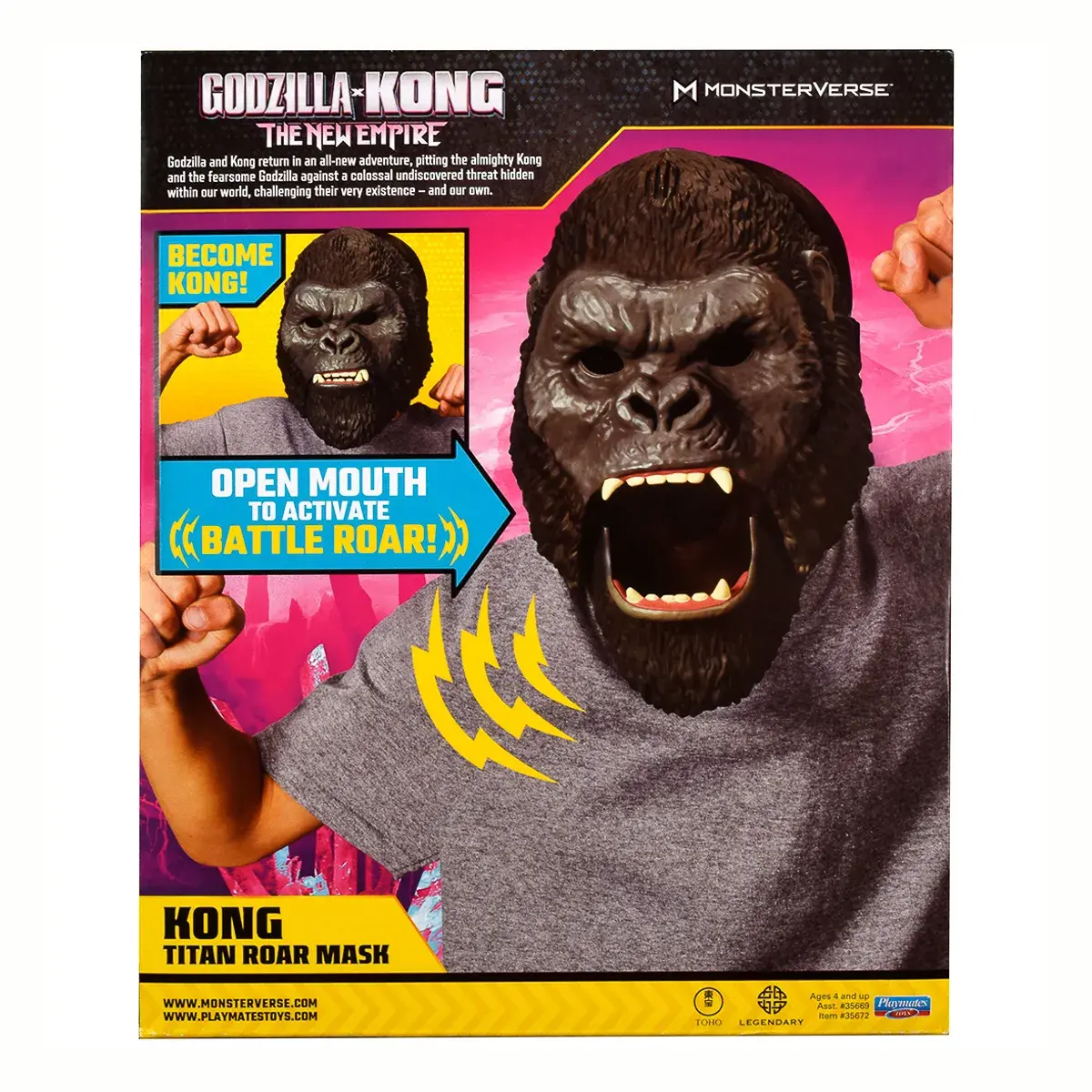 Інтерактивна іграшка Godzilla vs. Kong Маска Конга, 35672 — фото 4