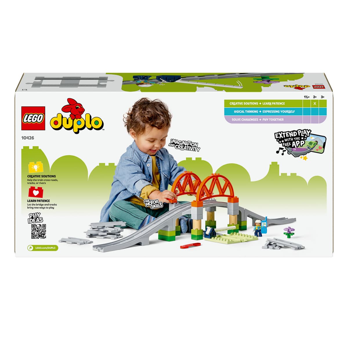 LEGO DUPLO Додатковий набір. Залізничний міст і колії 10426 — фото 9