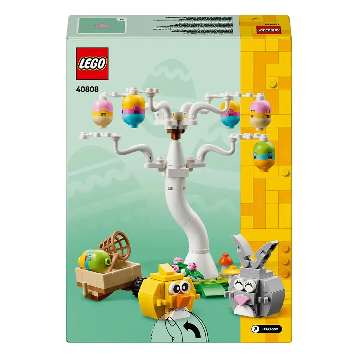LEGO Iconic Великодній кролик і полювання на курячі яйця 40808 — фото 9