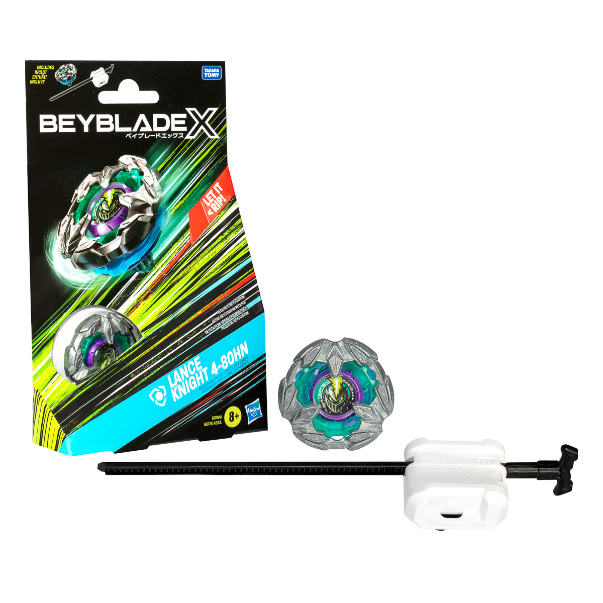 Іграшка-дзиґа Beyblade X Lance Knight з пусковим пристроєм — фото 2