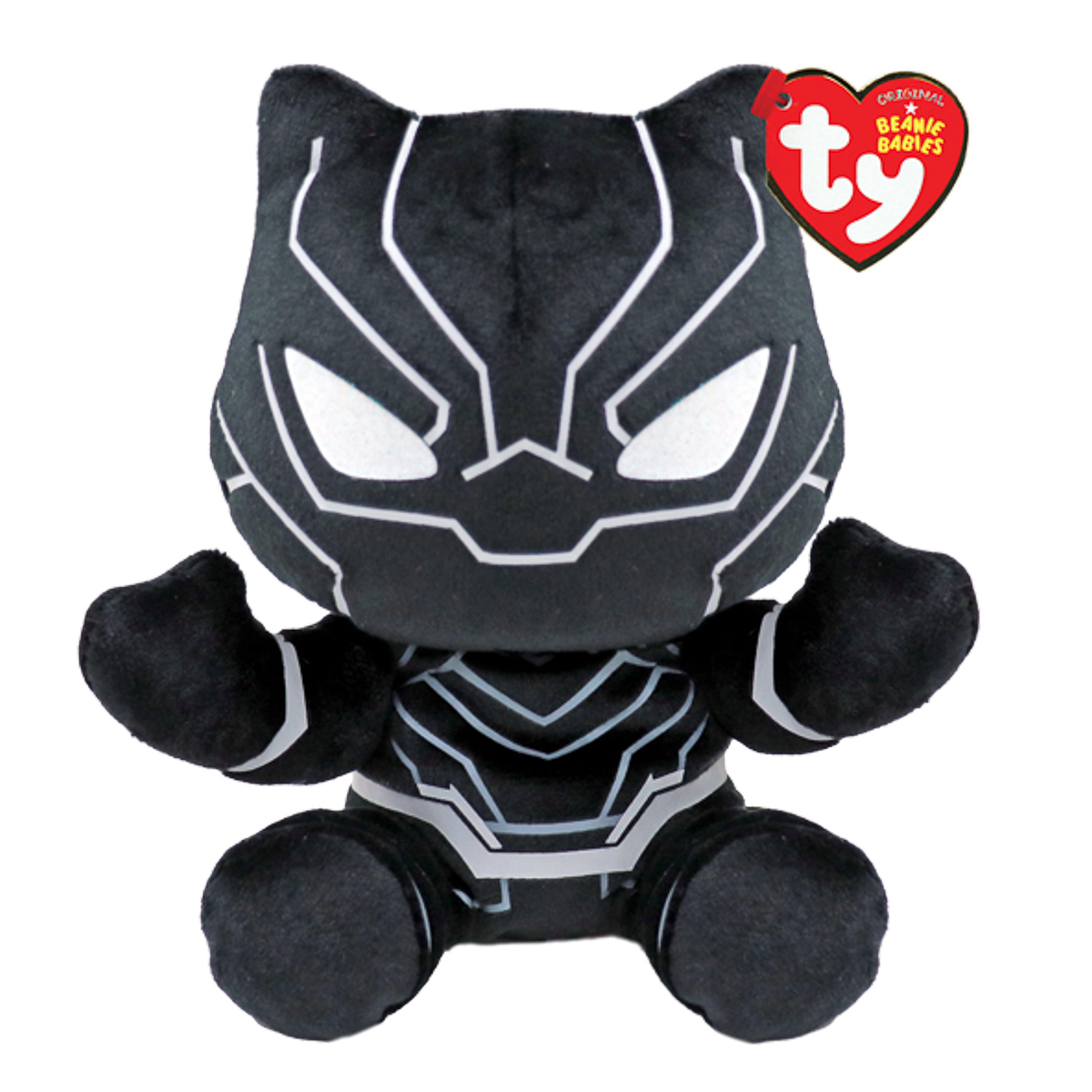 М'яка іграшка TY Inc Marvel Чорна пантера 15 см, 44000
