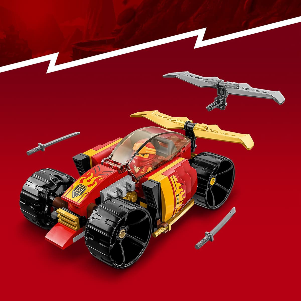 LEGO NINJAGO Гоночний автомобіль ніндзя Кая EVO 71780 — фото 5