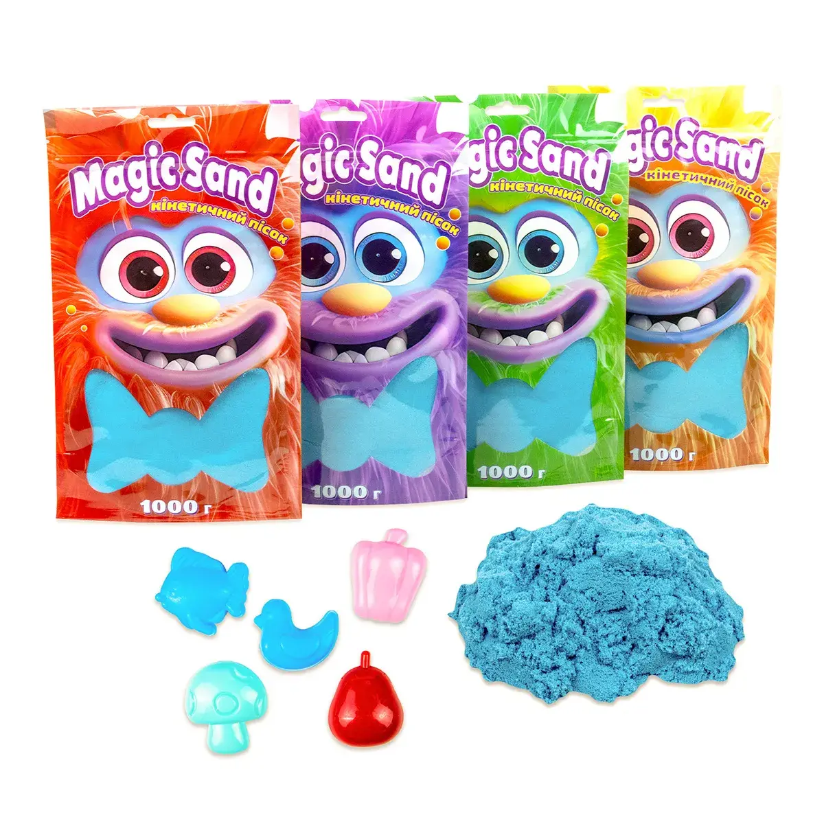 Кінетичний пісок Strateg Magic Sand блакитний 1000 г (39404-3)