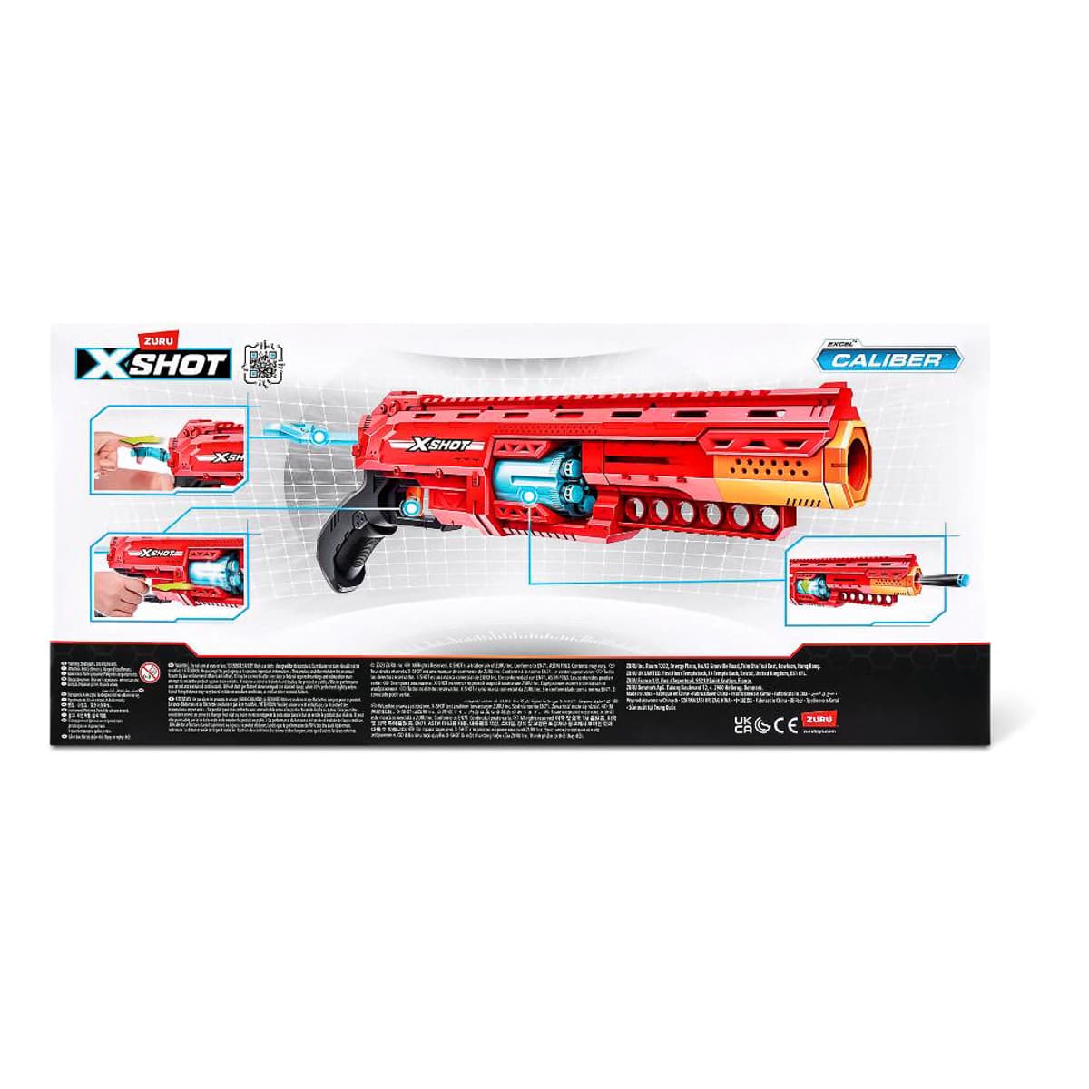 Швидкострільний бластер Zuru X-Shot Excel-S1 Caliber, 36675R — фото 4