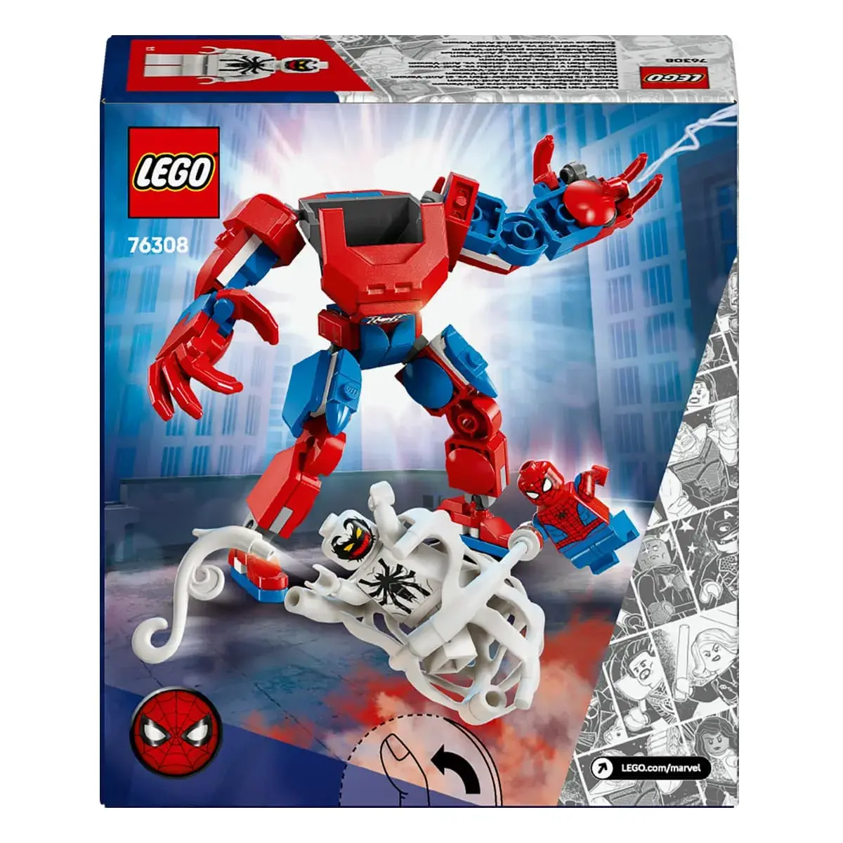 LEGO Marvel Робот Людини Павука проти Анти-Венома 76308 — фото 8