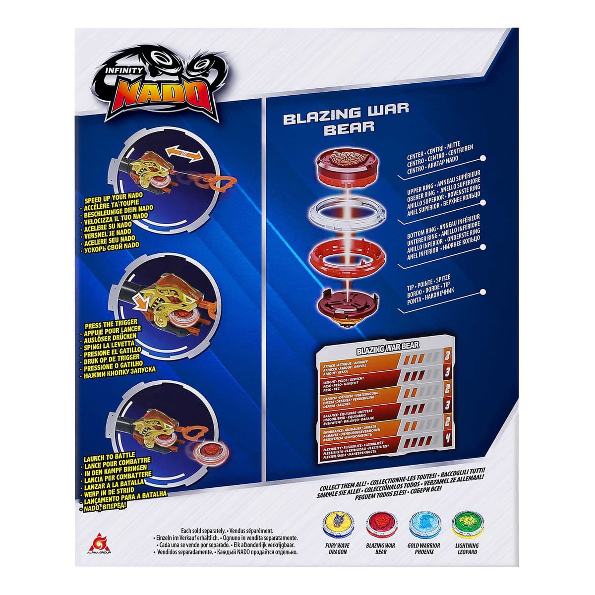 Набір Auldey Infinity Nado Starter Pack Bear, EU654112 — фото 5