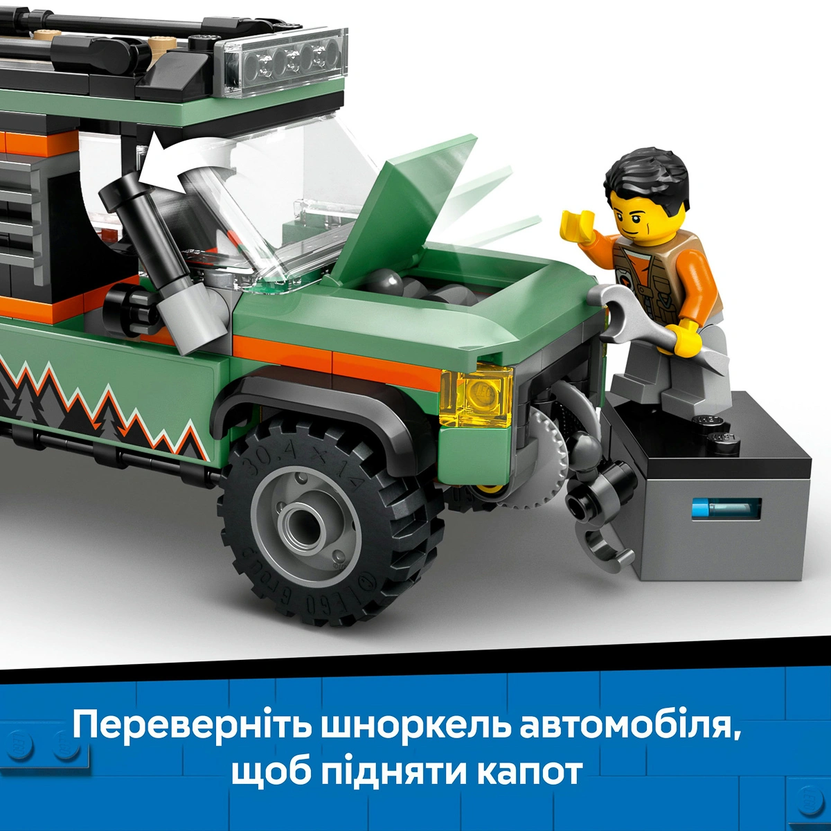 LEGO City Позашляхова гірська вантажівка 4x4 60447 — фото 13