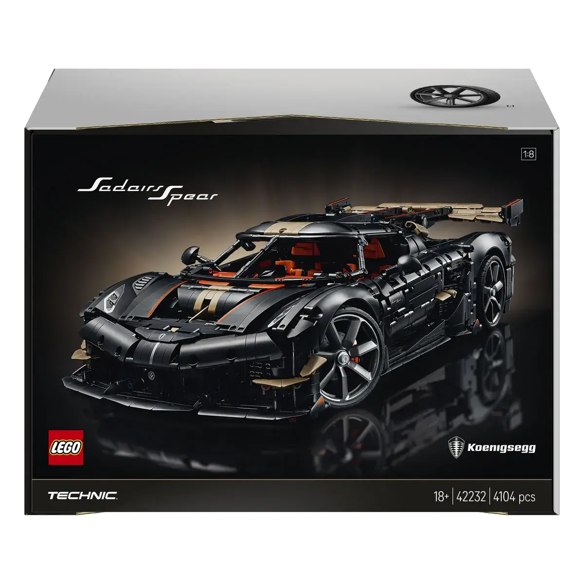 LEGO Technic Мегакар Koenigsegg Sadair's Spear 42232