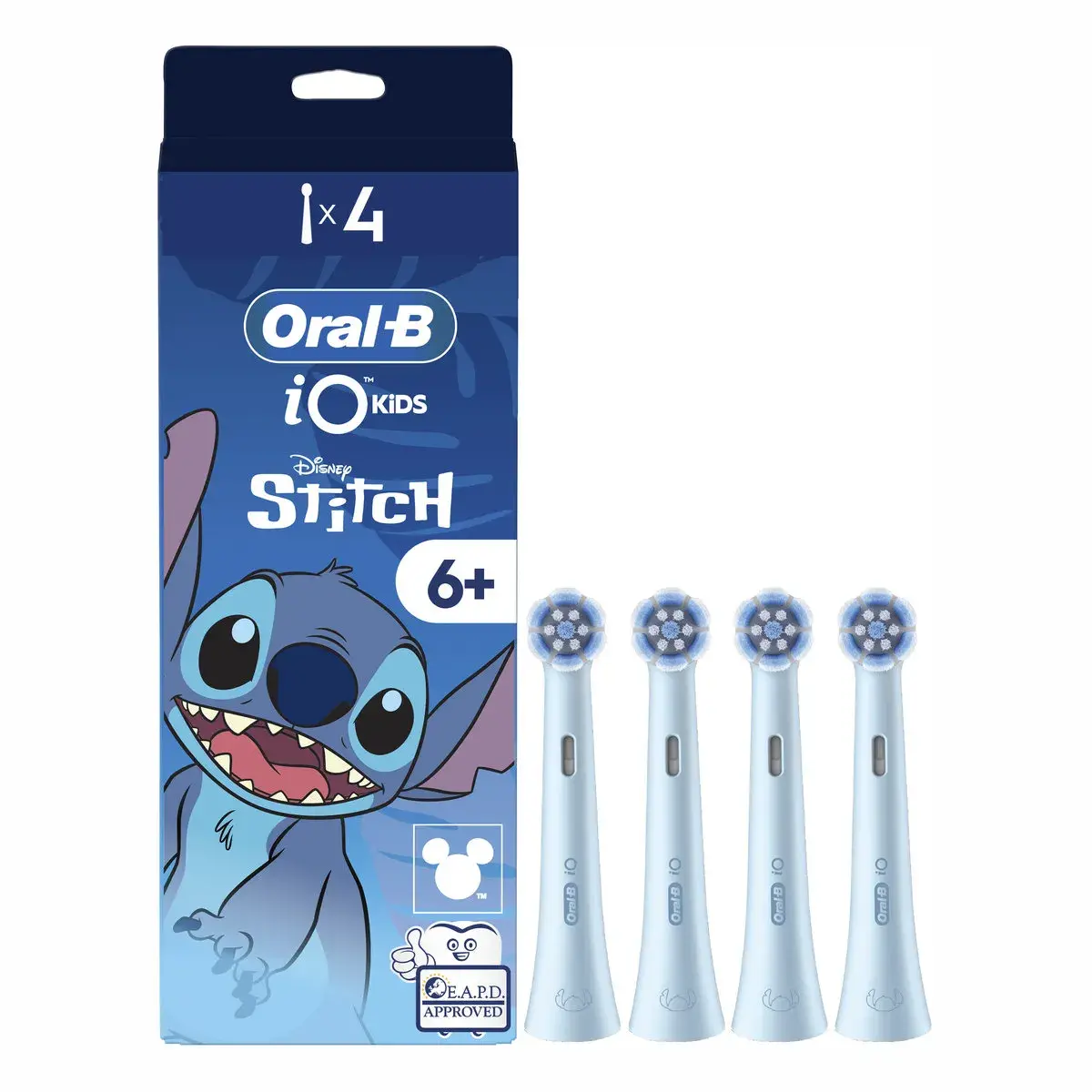 Змінні насадки Oral-B до електричної зубної щітки Kids Стіч 4 шт (80850602)