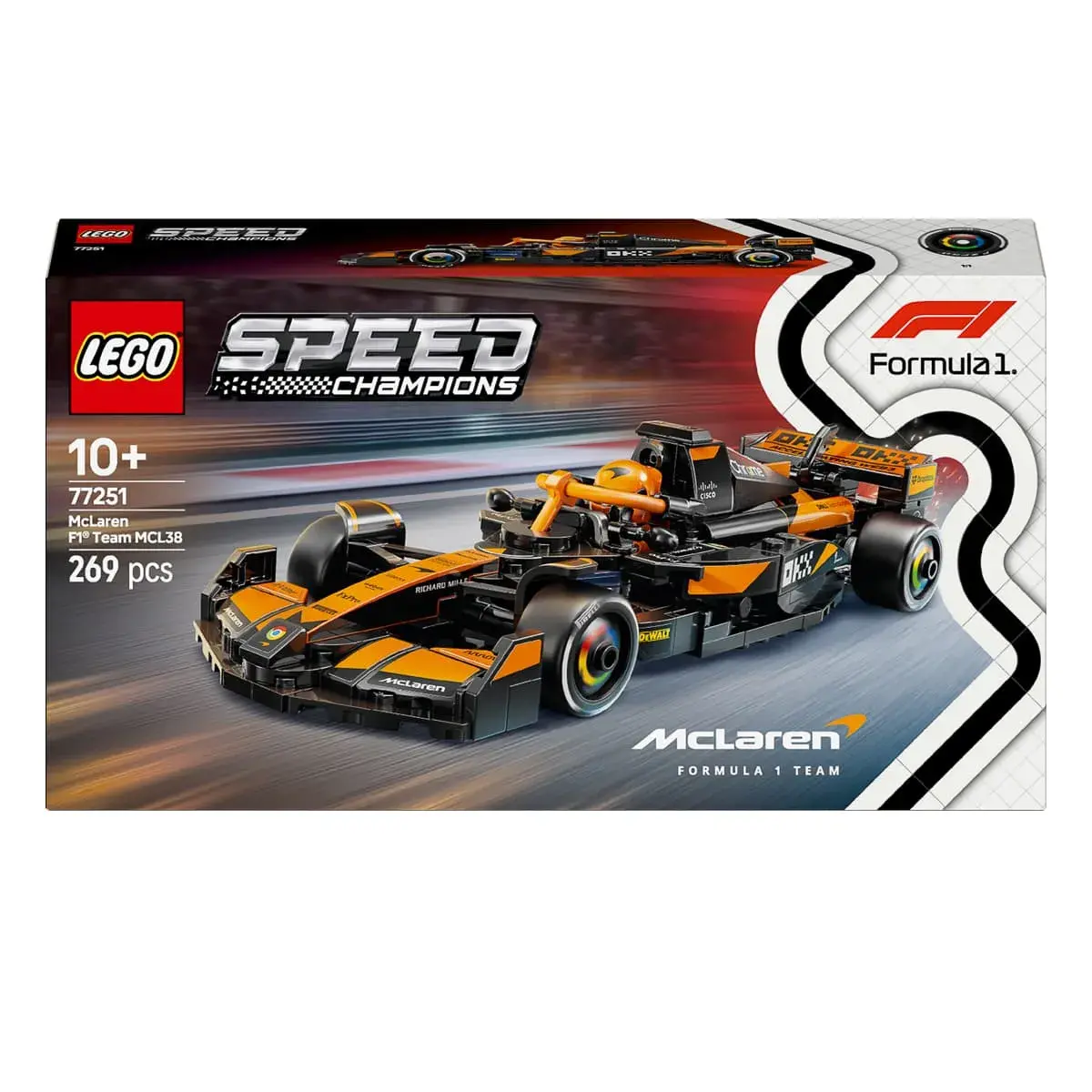 LEGO Speed ​​Champions Автомобіль для перегонів McLaren F1 Team MCL38 77251