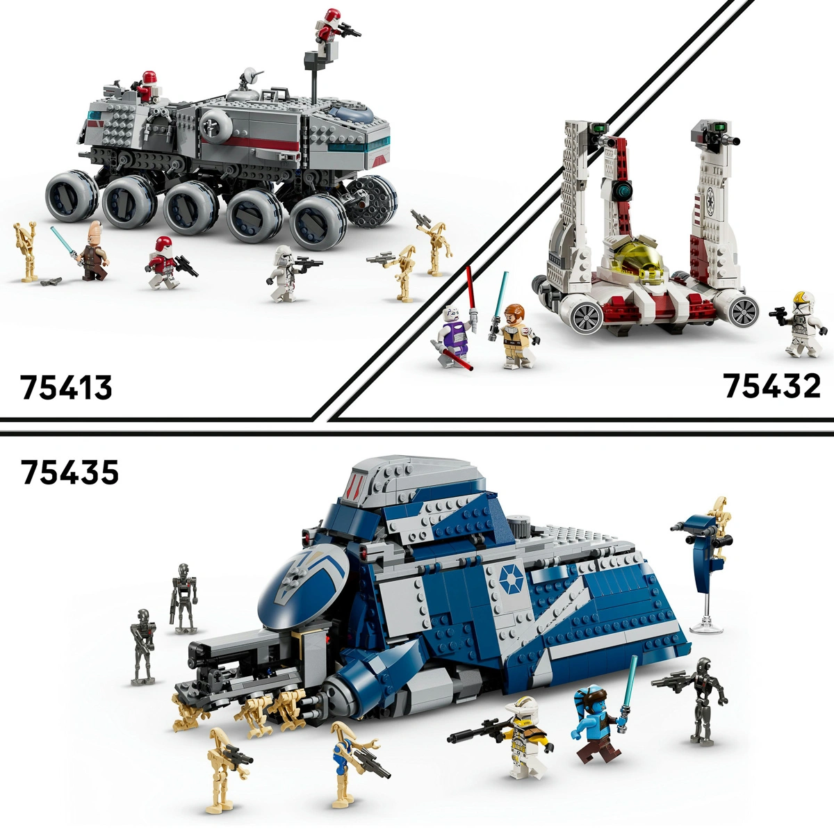 LEGO Star Wars Зоряний винищувач V-19 «Потік» 75432 — фото 6