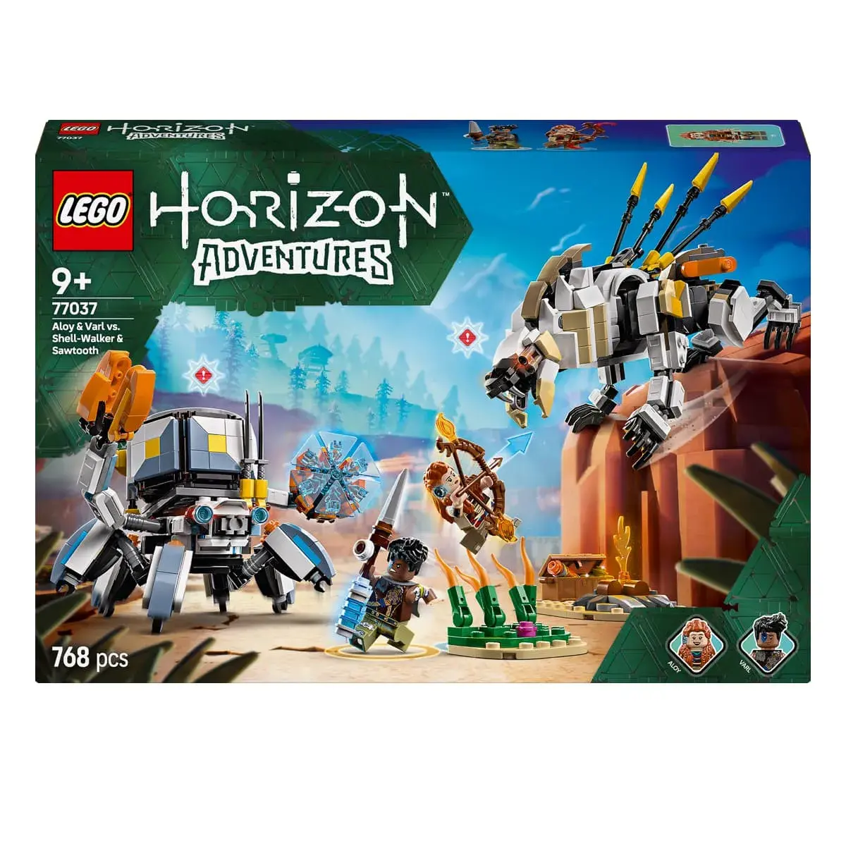 LEGO Horizon Adventures Aloy і Varl проти Shell-Walker і Sawtooth 77037