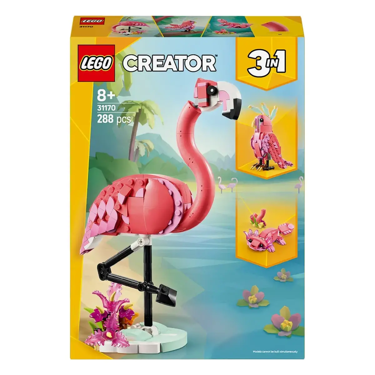 LEGO Creator Дикі тварини: рожевий фламінго 31170