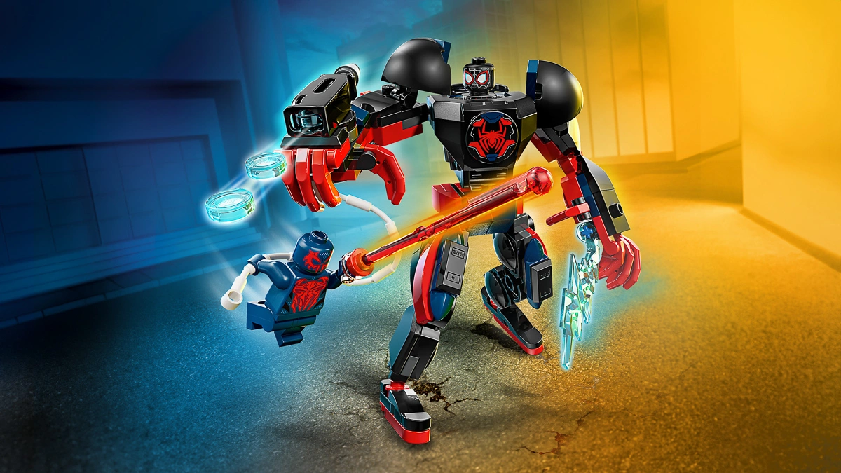 LEGO Super Heroes Marvel Робот Майлза Моралеза vs. Людина-павук 2099 76337 — фото 9
