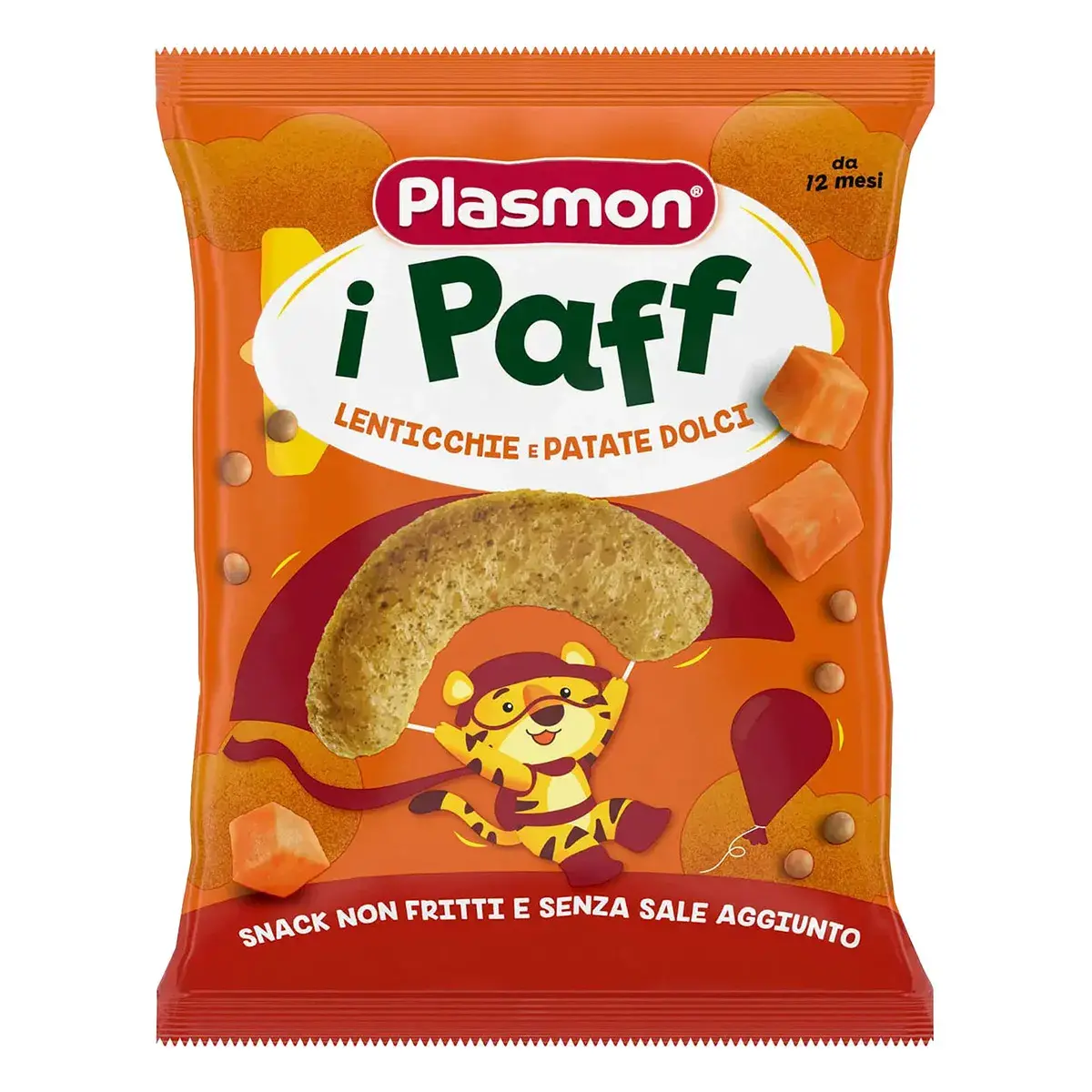 Снеки Plasmon Сочевиця Солодка картопля 15 г
