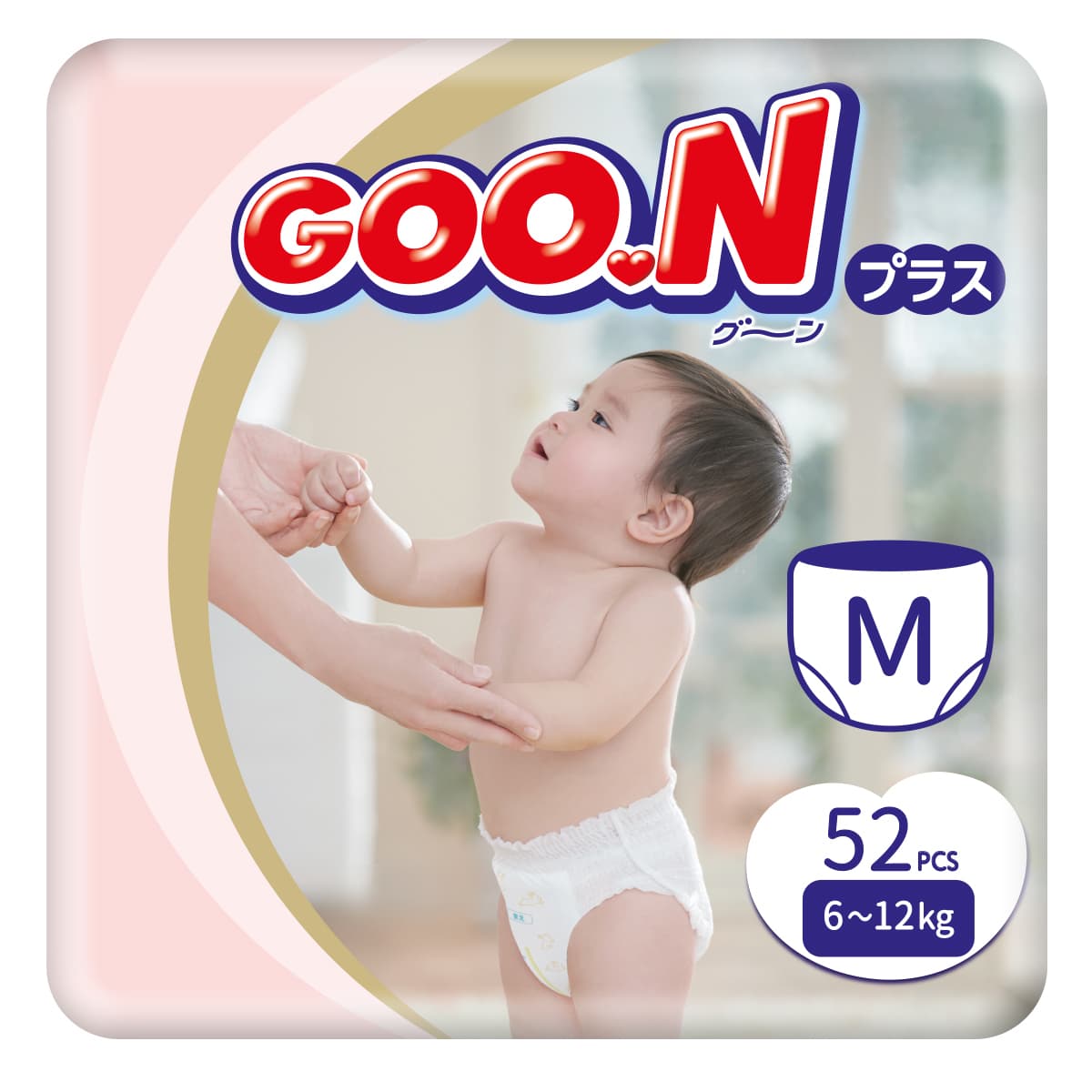 Трусики-підгузки GOO.N Plus М 6-12 кг, 52 шт 21001085