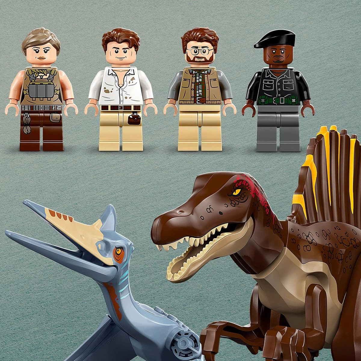 LEGO Jurassic World Повітряна місія зі спинозавром і кетцалькоатлем 76976 — фото 5