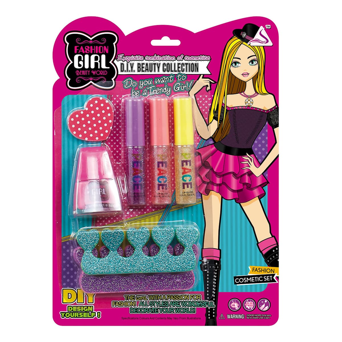 Набір дитячої косметики Zhorya Fashion girl, J-610