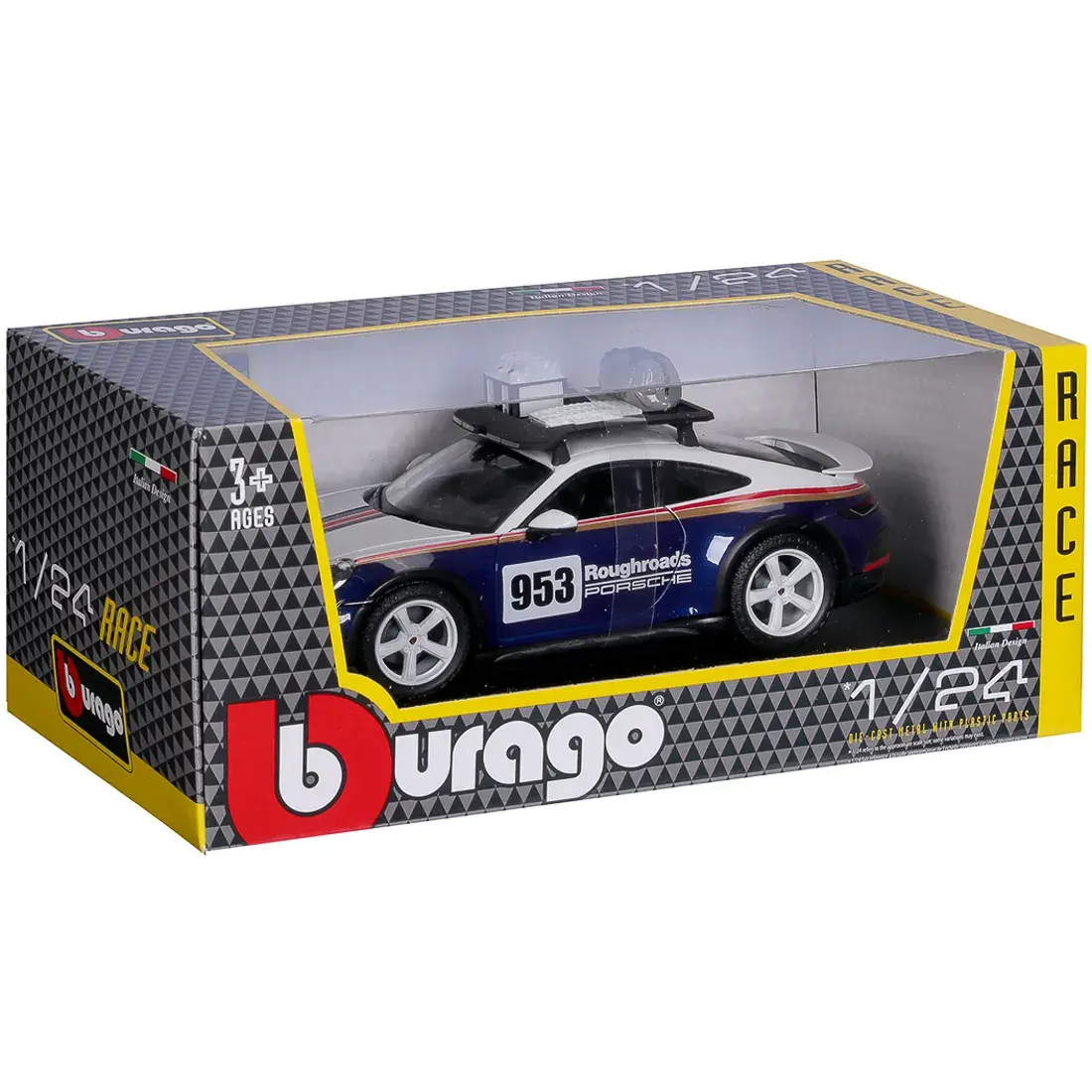 Автомодель Bburago Porsche 911 Dakar 1:24, 18-28029 — фото 8