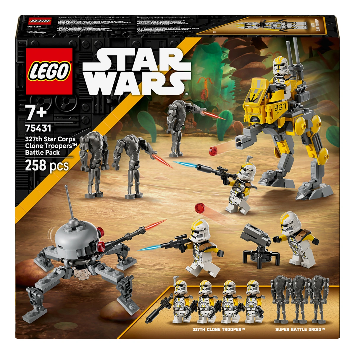 LEGO Star Wars Бойовий загін бійців-клонів 327-го галактичного корпусу 75431
