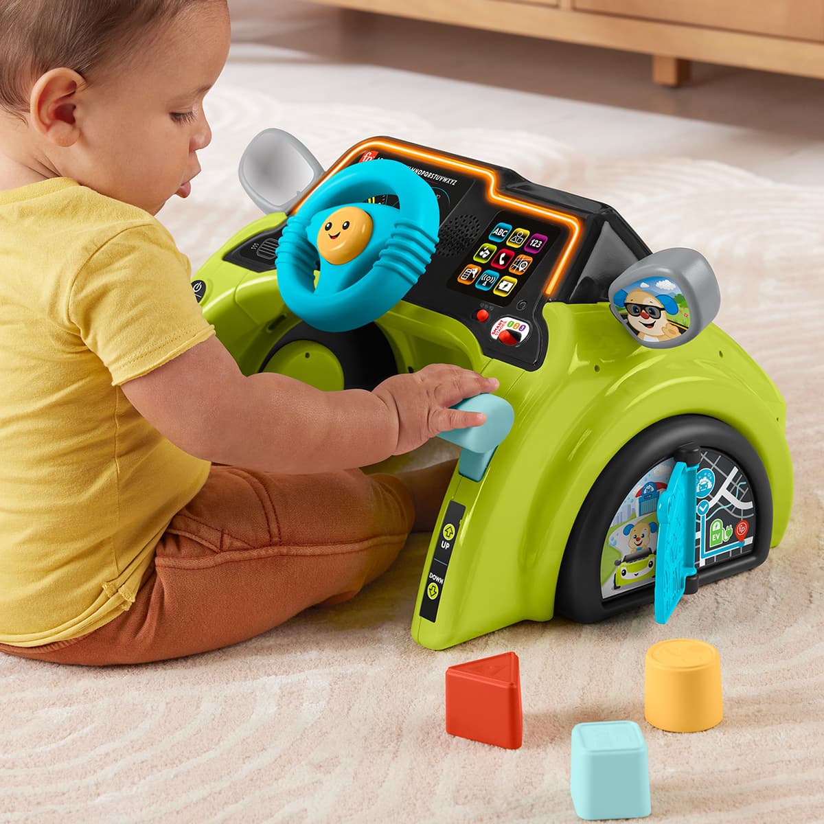 Інтерактивна іграшка Fisher-Price Кермо Smart Stages Маленький водій (англ), HTW88 — фото 5