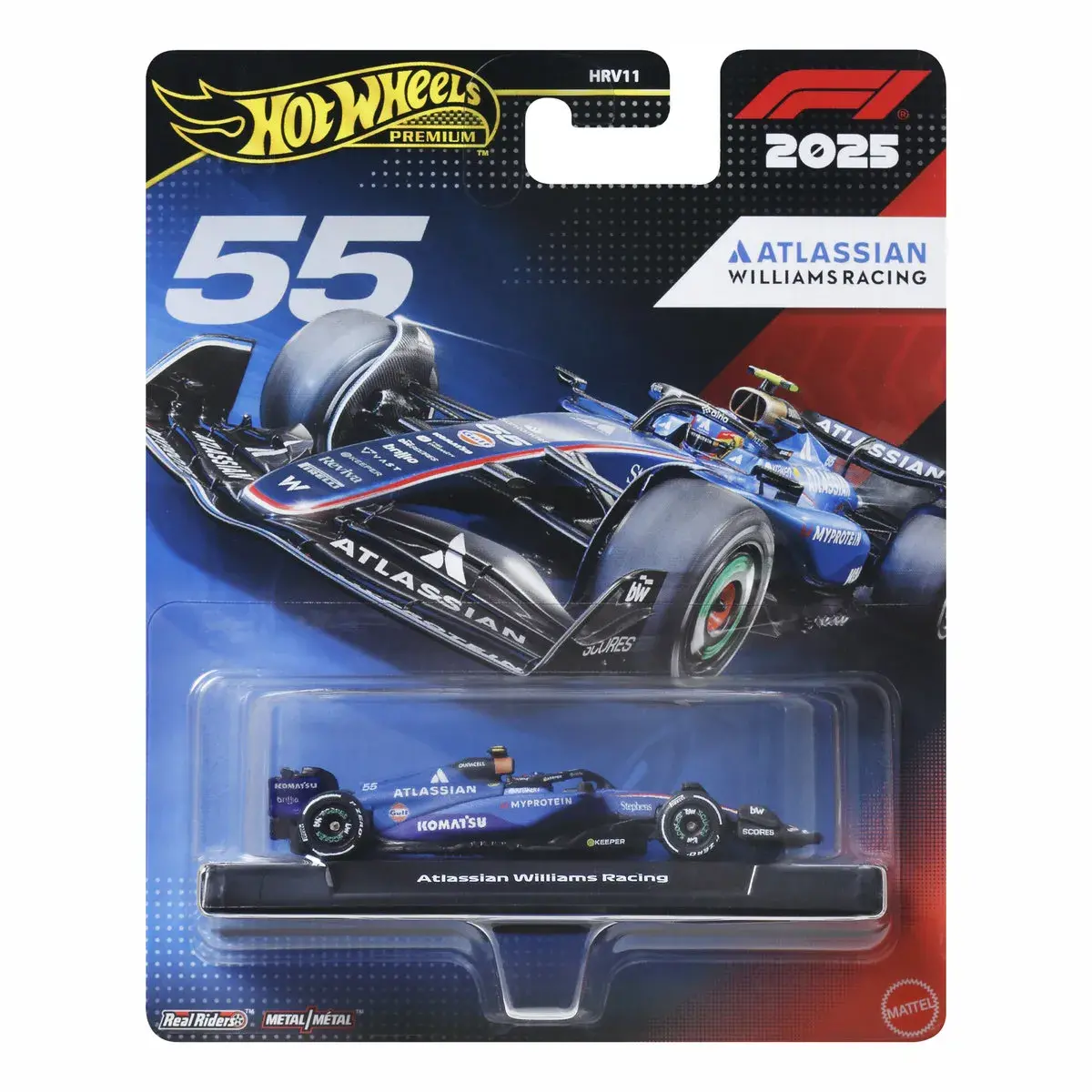 Коллекционный болид Hot Wheels Williams Carlos Sainz Formula 1 (JKD85) — фото 2