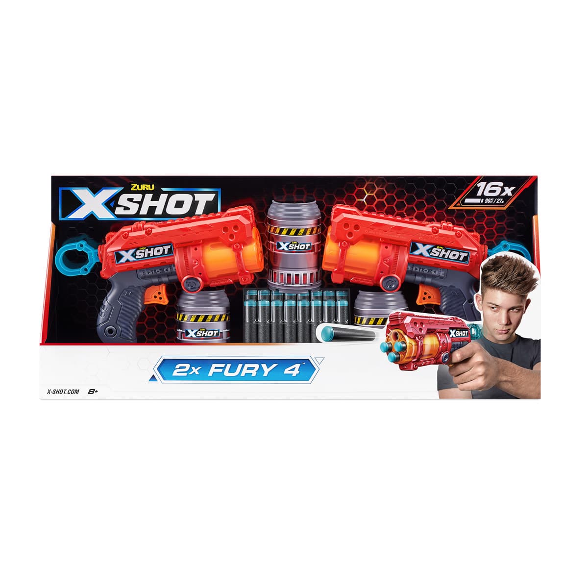 Набір скорострільних бластерів Zuru Excel Fury4, 2Pk, 36329R