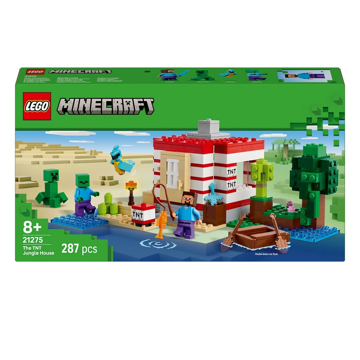 LEGO Minecraft Будинок з вибухівки в джунглях 21275