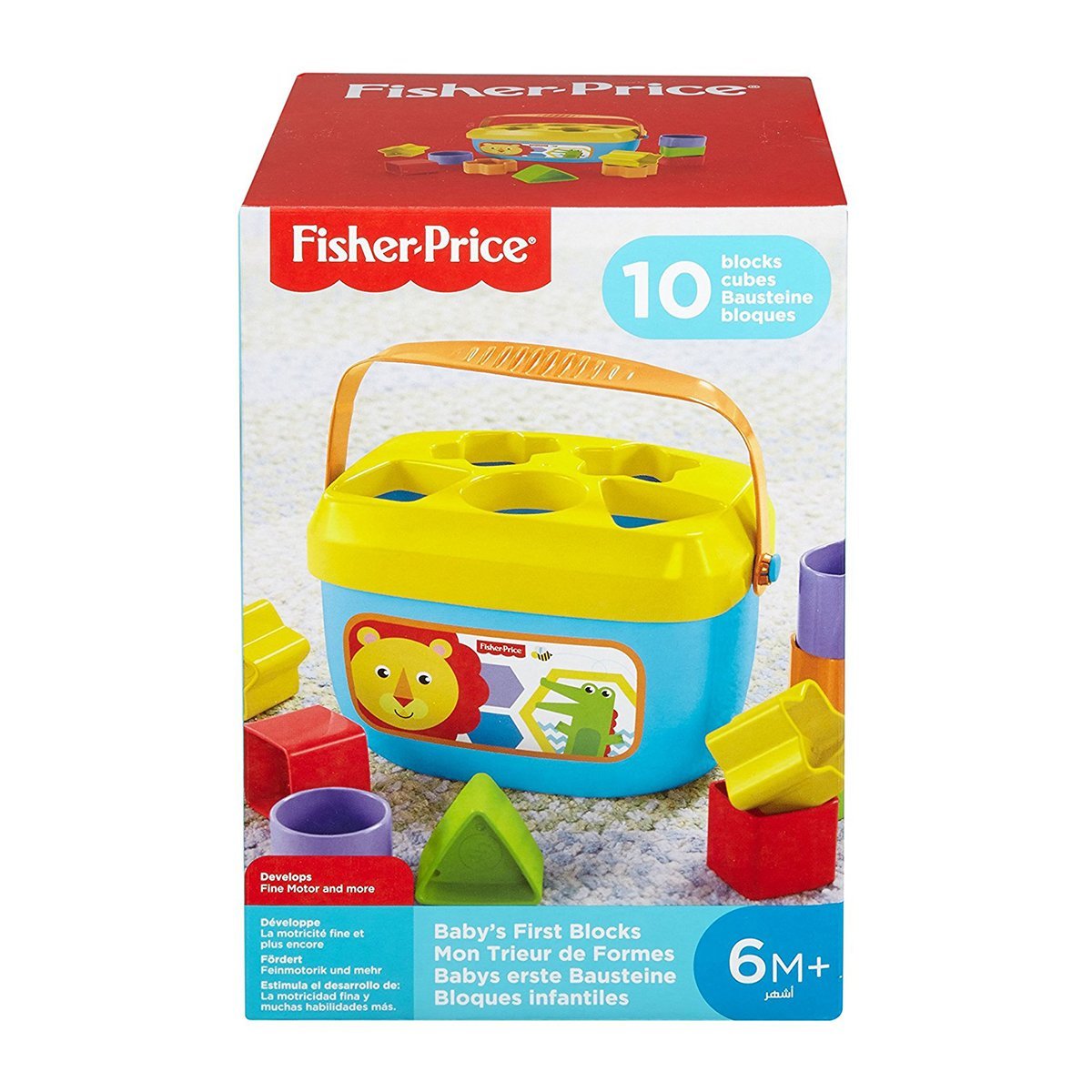 Відерце з кубиками Fisher-Price Яскраве, FFC84 — фото 3