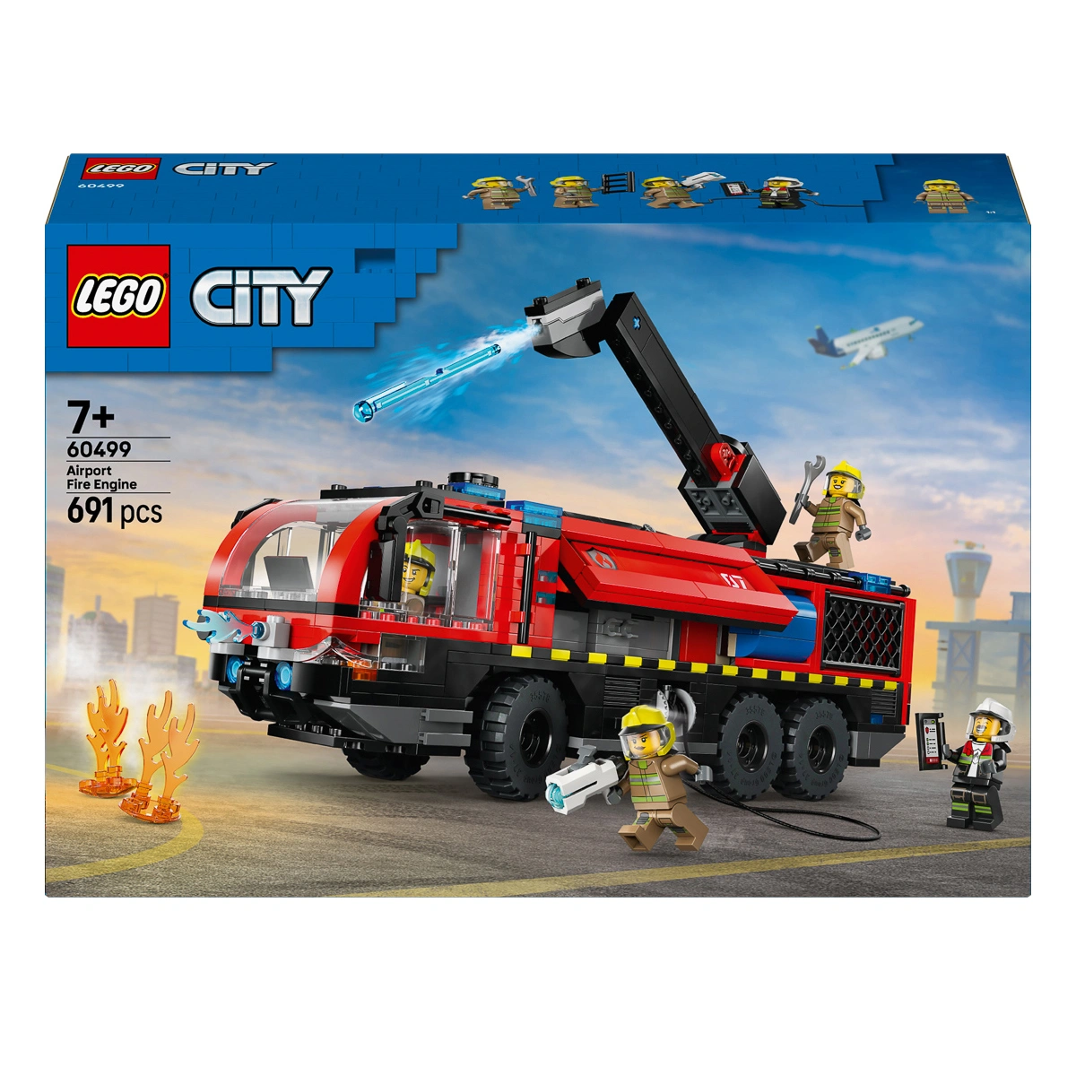 LEGO City Fire Пожежна вантажівка в аеропорту 60499