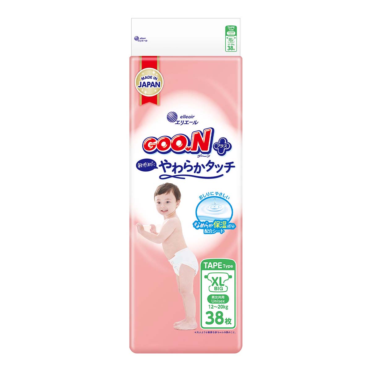 Підгузки GOO.N Plus XL (12-20 кг) 38 шт 21000630
