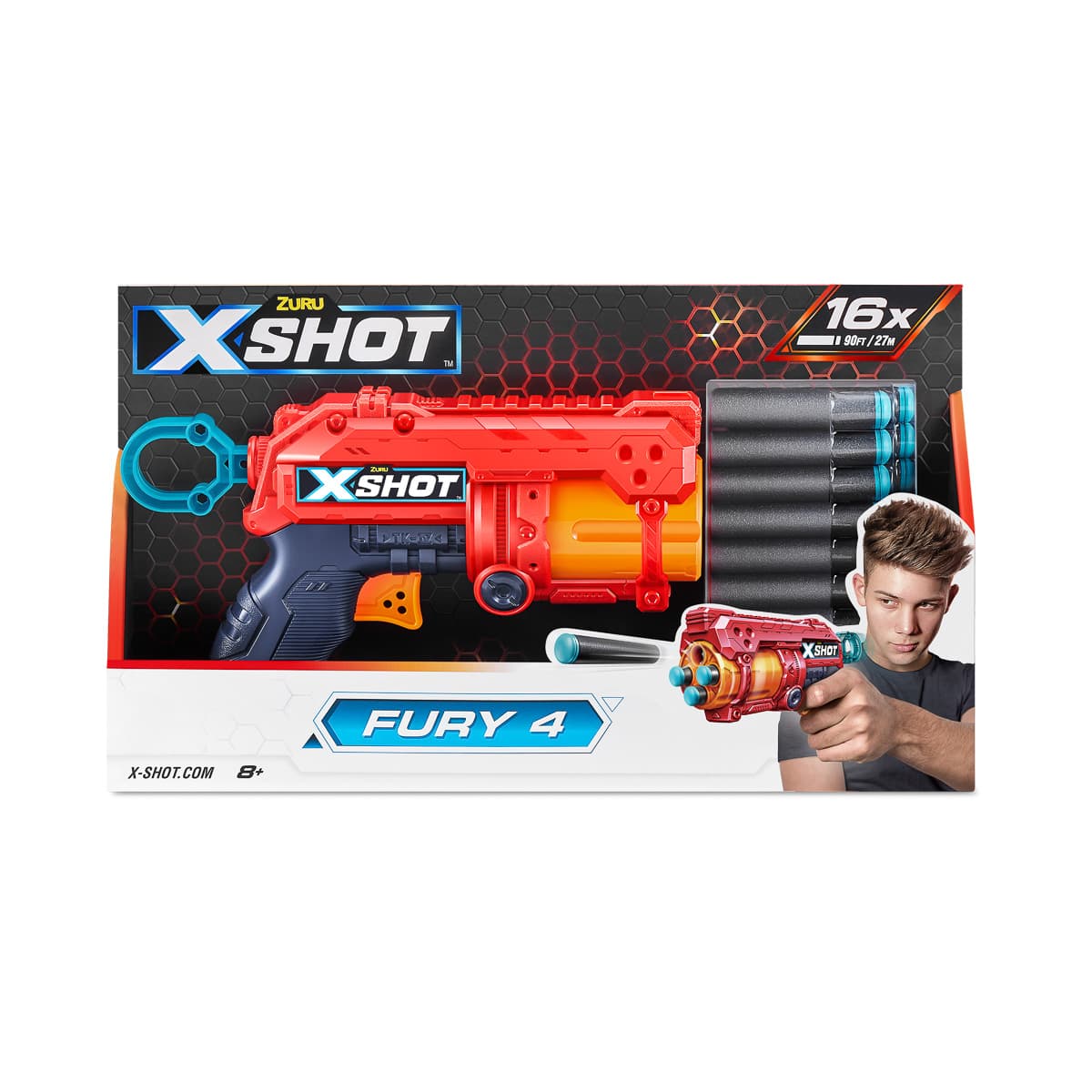 Скорострільний бластер Zuru Excel Fury 4, 36377R