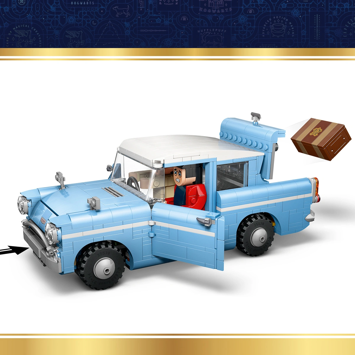 LEGO Harry Potter Зачарований летючий Форд «Англія» 76470 — фото 7