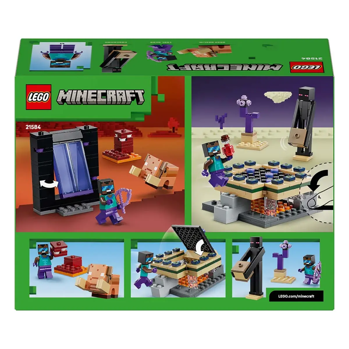 LEGO Minecraft Подорож до Нижнього світу та Порталу до Краю 21584 — фото 9