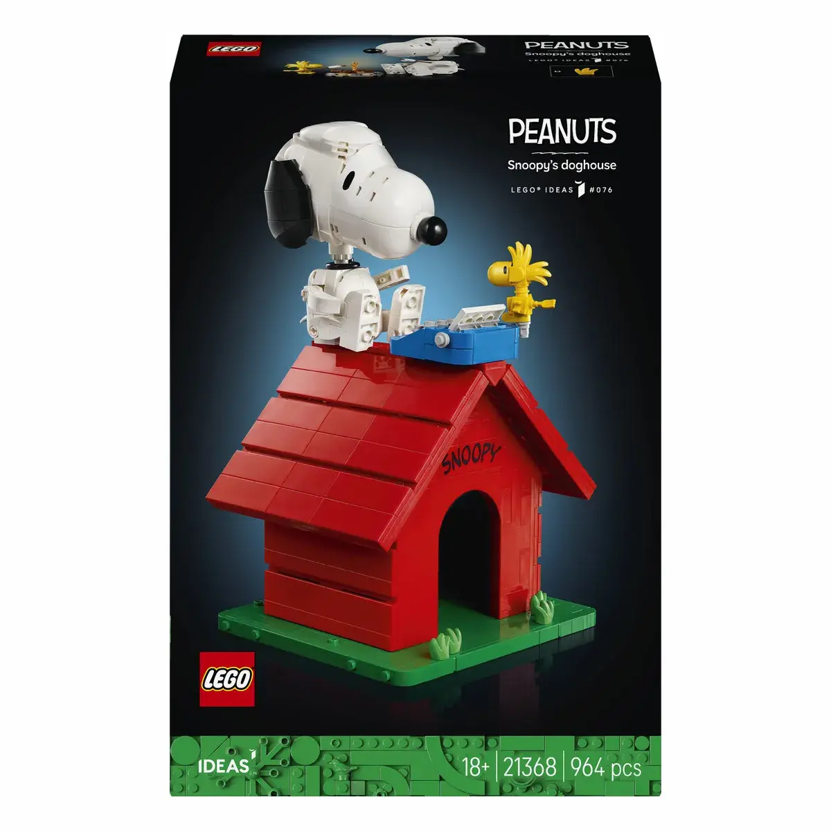 LEGO Ideas «Дрібнота»: будка Снупі 21368