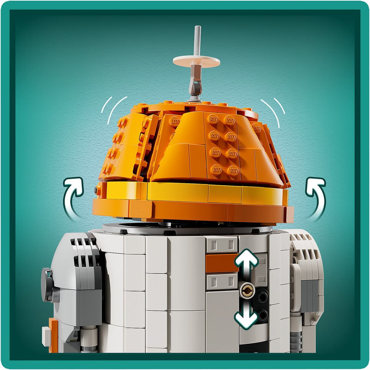 LEGO Star Wars Чоппер (C1-10P). Дроїд-астромеханік 75416 — фото 7