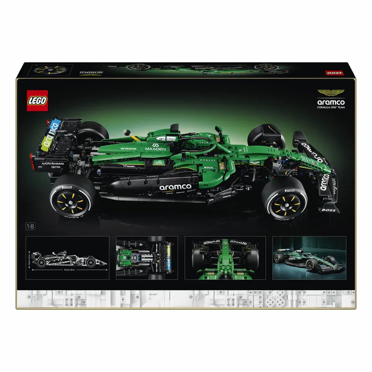 LEGO Technic Автомобіль «Формули-1» Aston Martin Aramco AMR25 42240 — фото 9